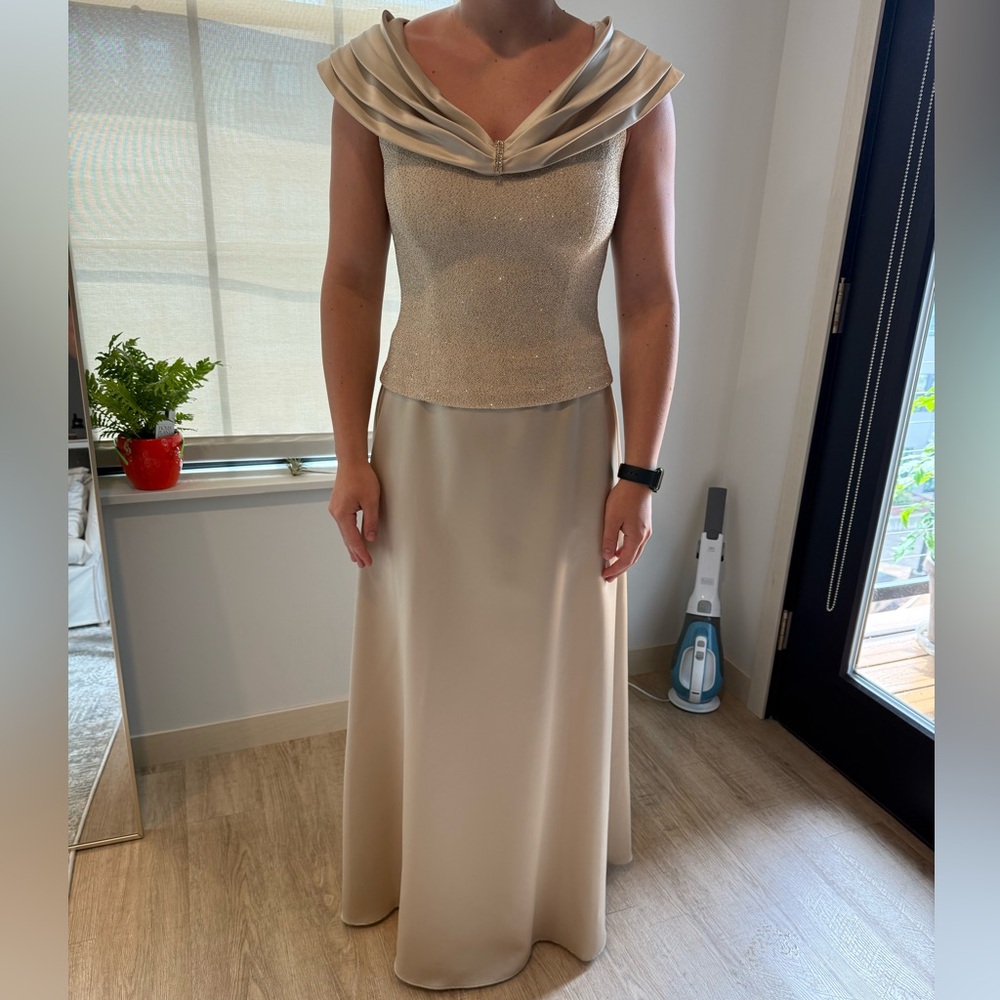 Gold Patra Formal Dress Gown